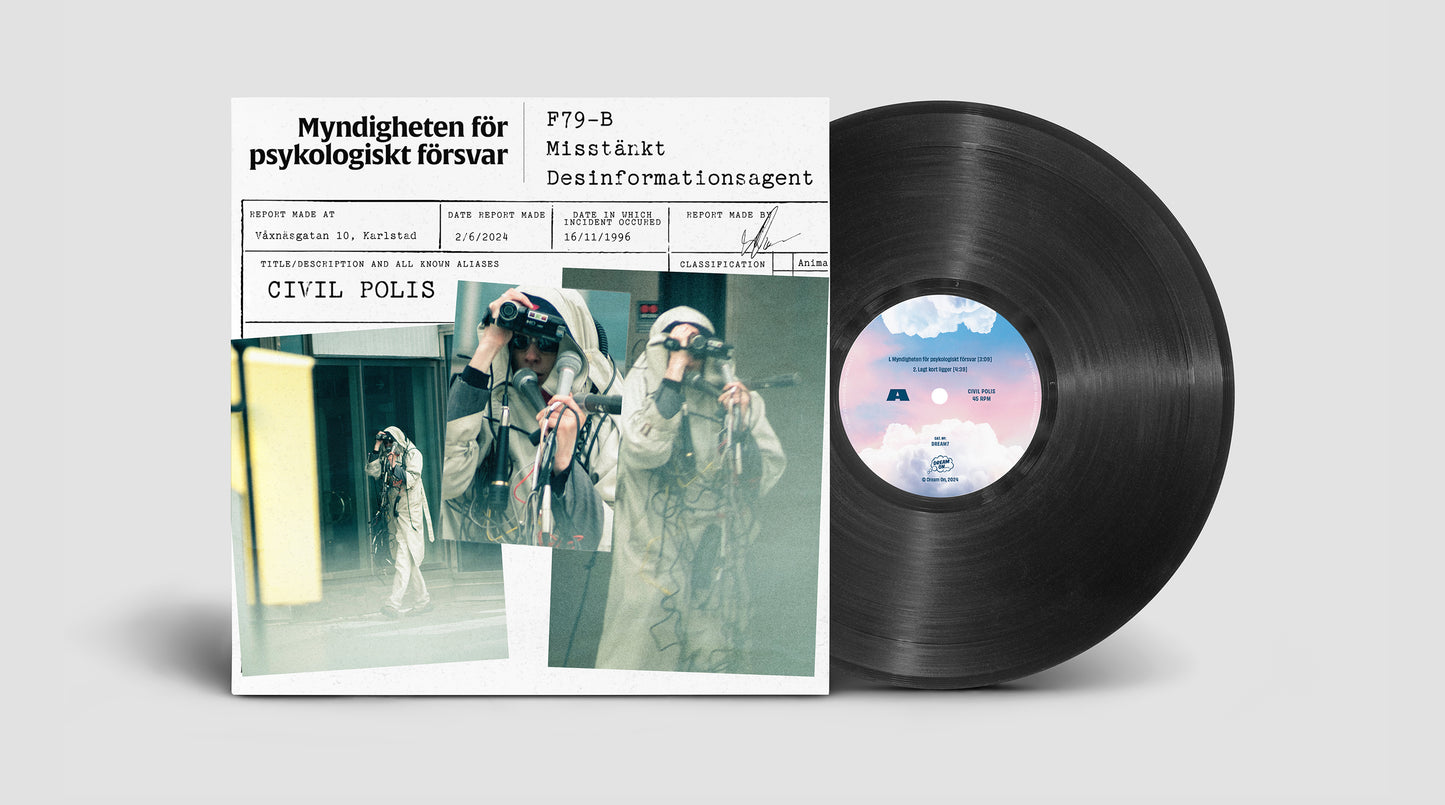 CIVIL POLIS – Myndigheten för psykologiskt försvar 10'' EP