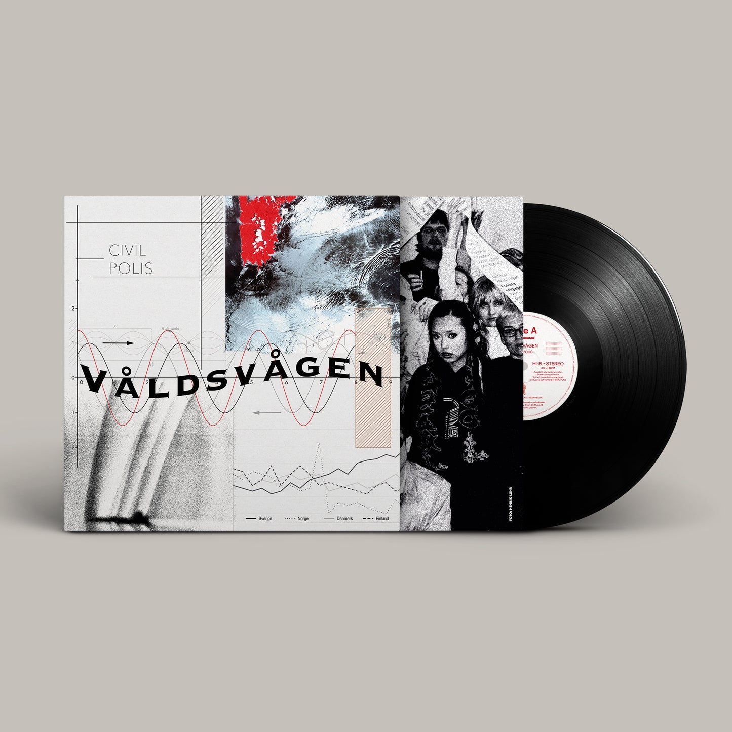 Pre-order: CIVIL POLIS - Våldsvågen (180g LP)